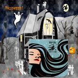 Broom Hair Don't Care Halloween Trick Or Treat Cloth Tote Goody Bag Broom Hair Don't Care Halloween Trick Or Treat Cloth Tote Goody Bag