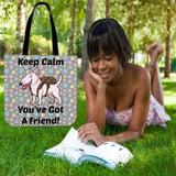 Keep Calm - You've Got A Friend Cloth Tote (Bull Terrier) Keep Calm - You've Got A Friend Cloth Tote (Bull Terrier)
