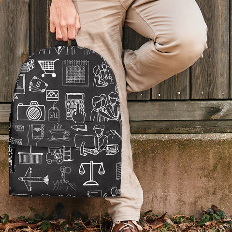 Business Success Chalkboard Backpack Design #4 - FREE SHIPPING Business Success Chalkboard Backpack Design #4 - FREE SHIPPING