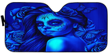 Calavera Fresh Look Design #2 Auto Sun Shade (Blue Elusive Rose) - FREE SHIPPING Calavera Fresh Look Design #2 Auto Sun Shade (Blue Elusive Rose) - FREE SHIPPING