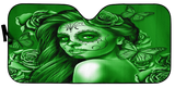 Calavera Fresh Look Design #2 Auto Sun Shade (Green Lime Rose) - FREE SHIPPING Calavera Fresh Look Design #2 Auto Sun Shade (Green Lime Rose) - FREE SHIPPING