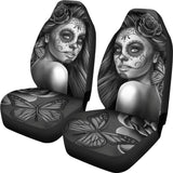 Calavera Fresh Look Design #2 Car Seat Covers (Vintage Retro)  - FREE SHIPPING Calavera Fresh Look Design #2 Car Seat Covers (Vintage Retro)  - FREE SHIPPING