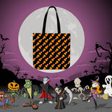 Candy Corn Halloween Trick Or Treat Cloth Tote Goody Bag Candy Corn Halloween Trick Or Treat Cloth Tote Goody Bag