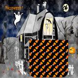 Candy Corn Halloween Trick Or Treat Cloth Tote Goody Bag Candy Corn Halloween Trick Or Treat Cloth Tote Goody Bag