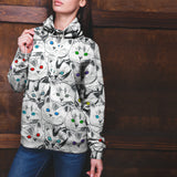 Cats Galore All Over Hoodie - FREE SHIPPING Cats Galore All Over Hoodie - FREE SHIPPING