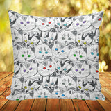 Cats Galore Pillow Covers Cats Galore Pillow Covers