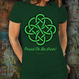 Celtic Knot Proud To Be Irish Unisex Tee Design #1