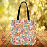 Crazy Cats Collection Cloth Tote Crazy Cats Collection Cloth Tote
