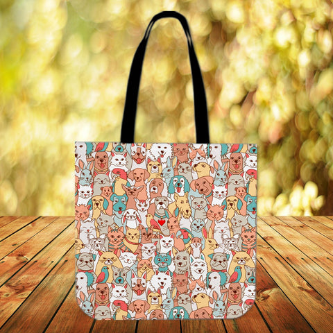 Crazy Cats Collection Cloth Tote Crazy Cats Collection Cloth Tote