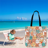 Crazy Cats Collection Cloth Tote Crazy Cats Collection Cloth Tote