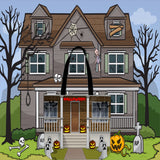 Dare You Enter Halloween Trick Or Treat Cloth Tote Goody Bag Dare You Enter Halloween Trick Or Treat Cloth Tote Goody Bag