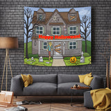 Dare You Enter - Halloween Wall Tapestry - FREE SHIPPING Dare You Enter - Halloween Wall Tapestry - FREE SHIPPING