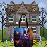 Dia De Los Muertos Halloween Trick Or Treat Cloth Tote Goody Bag Dia De Los Muertos Halloween Trick Or Treat Cloth Tote Goody Bag