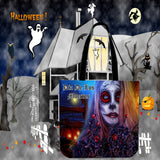 Dia De Los Muertos Halloween Trick Or Treat Cloth Tote Goody Bag Dia De Los Muertos Halloween Trick Or Treat Cloth Tote Goody Bag