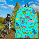 Dinosaurs Design #1 Backpack (Cyan) - FREE SHIPPING Dinosaurs Design #1 Backpack (Cyan) - FREE SHIPPING