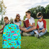 Dinosaurs Design #1 Backpack (Cyan) - FREE SHIPPING Dinosaurs Design #1 Backpack (Cyan) - FREE SHIPPING