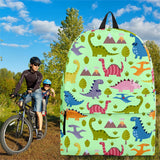 Dinosaurs Design #1 Backpack (Light Green) - FREE SHIPPING Dinosaurs Design #1 Backpack (Light Green) - FREE SHIPPING