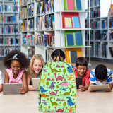 Dinosaurs Design #1 Backpack (Light Green) - FREE SHIPPING Dinosaurs Design #1 Backpack (Light Green) - FREE SHIPPING