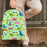 Dinosaurs Design #1 Backpack (Light Green) - FREE SHIPPING Dinosaurs Design #1 Backpack (Light Green) - FREE SHIPPING