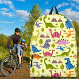 Dinosaurs Design #1 Backpack (Light Yellow) - FREE SHIPPING Dinosaurs Design #1 Backpack (Light Yellow) - FREE SHIPPING