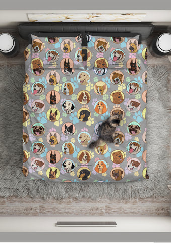 Dogs Galore Duvet Cover Set - FREE SHIPPING