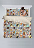 Dogs Galore Duvet Cover Set - FREE SHIPPING Dogs Galore Duvet Cover Set - FREE SHIPPING
