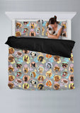 Dogs Galore Duvet Cover Set - FREE SHIPPING Dogs Galore Duvet Cover Set - FREE SHIPPING
