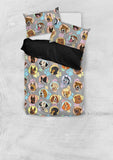 Dogs Galore Duvet Cover Set - FREE SHIPPING Dogs Galore Duvet Cover Set - FREE SHIPPING