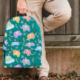 Wildlife Collection - Elephants (Teal) Backpack - FREE SHIPPING Wildlife Collection - Elephants (Teal) Backpack - FREE SHIPPING
