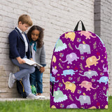 Wildlife Collection - Elephants (Dark Purple) Backpack - FREE SHIPPING Wildlife Collection - Elephants (Dark Purple) Backpack - FREE SHIPPING