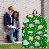 Wildlife Collection - Elephants (Green) Backpack - FREE SHIPPING Wildlife Collection - Elephants (Green) Backpack - FREE SHIPPING