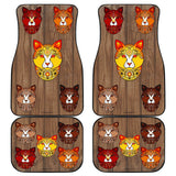 Fancy Pants Cat (Brown) Car Floor Mats (Front & Back) - FREE SHIPPING Fancy Pants Cat (Brown) Car Floor Mats (Front & Back) - FREE SHIPPING