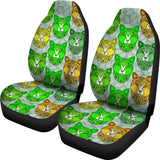 Fancy Pants Cat Car Seat Covers (Green)  - FREE SHIPPING Fancy Pants Cat Car Seat Covers (Green)  - FREE SHIPPING