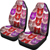 Fancy Pants Cat Car Seat Covers (Red)  - FREE SHIPPING Fancy Pants Cat Car Seat Covers (Red)  - FREE SHIPPING
