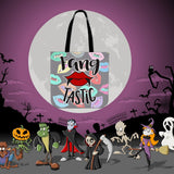 Fang Tastic Halloween Trick Or Treat Cloth Tote Goody Bag Fang Tastic Halloween Trick Or Treat Cloth Tote Goody Bag