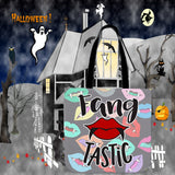 Fang Tastic Halloween Trick Or Treat Cloth Tote Goody Bag Fang Tastic Halloween Trick Or Treat Cloth Tote Goody Bag