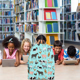 Farm Animals Design #1 Backpack (Light Blue) - FREE SHIPPING Farm Animals Design #1 Backpack (Light Blue) - FREE SHIPPING