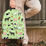 Farm Animals Design #1 Backpack (Light Green) - FREE SHIPPING Farm Animals Design #1 Backpack (Light Green) - FREE SHIPPING