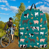 Farm Animals Design #1 Backpack (Teal) - FREE SHIPPING