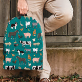 Farm Animals Design #1 Backpack (Teal) - FREE SHIPPING Farm Animals Design #1 Backpack (Teal) - FREE SHIPPING