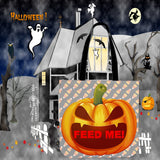 Feed Me Halloween Trick Or Treat Cloth Tote Goody Bag Feed Me Halloween Trick Or Treat Cloth Tote Goody Bag