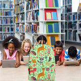 Wildlife Collection - Forest Animals (Light Green) Backpack - FREE SHIPPING Wildlife Collection - Forest Animals (Light Green) Backpack - FREE SHIPPING