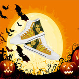 Calavera Fresh Look Design #1 Women's High Tops - White Soles! Calavera Fresh Look Design #1 Women's High Tops - White Soles!