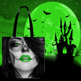 Calavera Fresh Retro Goth Look Design #4 Cloth Tote Bag! Calavera Fresh Retro Goth Look Design #4 Cloth Tote Bag!