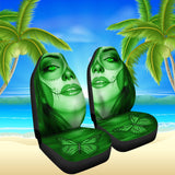 Calavera Fresh Look Design #3 Car Seat Covers (Green Emerald) - FREE SHIPPING Calavera Fresh Look Design #3 Car Seat Covers (Green Emerald) - FREE SHIPPING