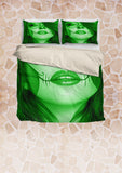 Calavera Fresh Look Design #3 Duvet Cover Set (Green Emerald) - FREE SHIPPING Calavera Fresh Look Design #3 Duvet Cover Set (Green Emerald) - FREE SHIPPING