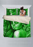 Calavera Fresh Look Design #2 Duvet Cover Set (Green Lime Rose) - FREE SHIPPING Calavera Fresh Look Design #2 Duvet Cover Set (Green Lime Rose) - FREE SHIPPING