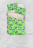 Cute Pandas Design #1 Duvet Cover Set (Green) - FREE SHIPPING Cute Pandas Design #1 Duvet Cover Set (Green) - FREE SHIPPING