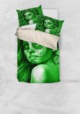 Calavera Fresh Look Design #2 Duvet Cover Set (Green Lime Rose) - FREE SHIPPING Calavera Fresh Look Design #2 Duvet Cover Set (Green Lime Rose) - FREE SHIPPING