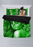 Calavera Fresh Look Design #2 Duvet Cover Set (Green Lime Rose) - FREE SHIPPING Calavera Fresh Look Design #2 Duvet Cover Set (Green Lime Rose) - FREE SHIPPING